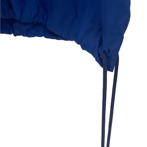 Vtg Nike ‘90s Blue Colorblock Windbreaker pullover 1/4 zip Jacket size large - Picture 5 of 10